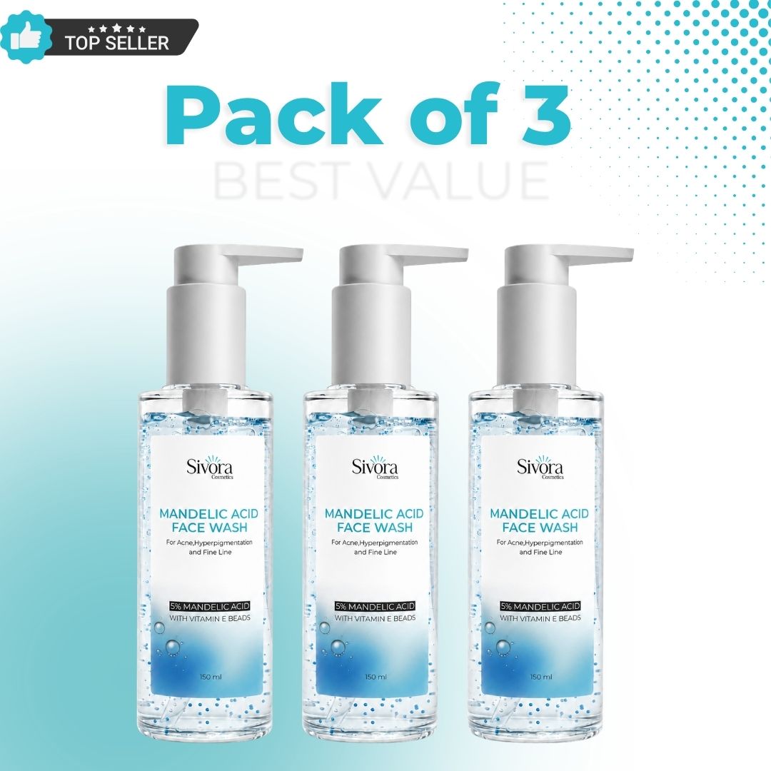 Clear Skin Trio – Pack of 3 Face Wash Bottles