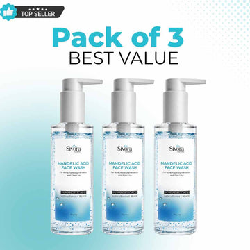 Sivora Mandelic Acid Face Wash – 5% with Vitamin E Beads
