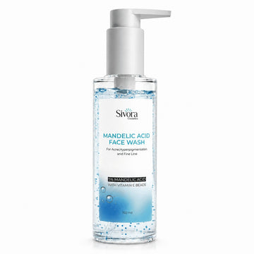 Sivora Mandelic Acid Face Wash – 5% with Vitamin E Beads