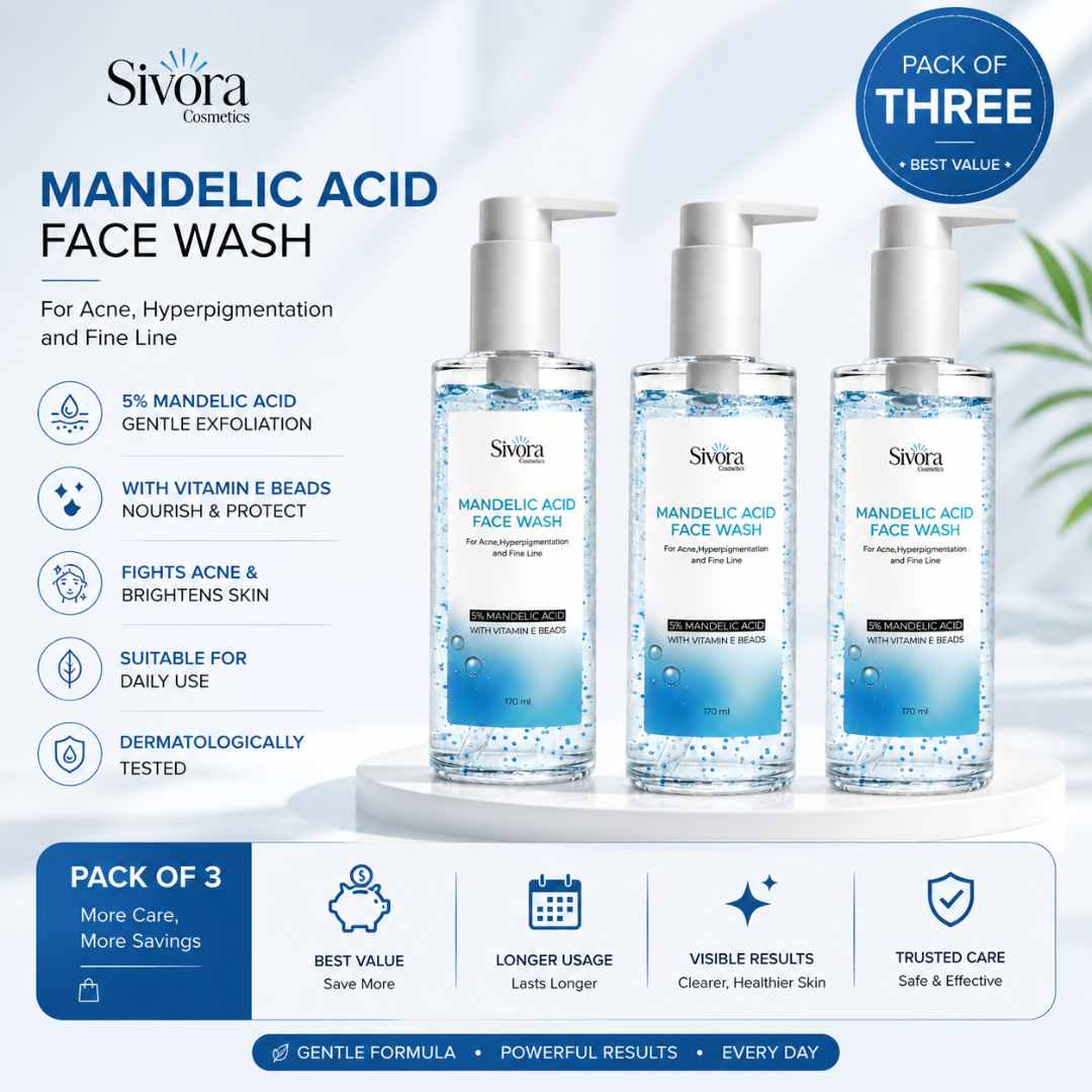 Clear Skin Trio – Pack of 3 Face Wash Bottles